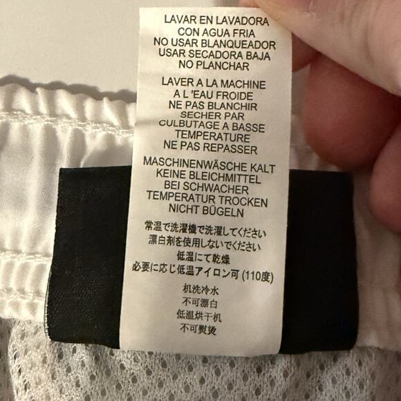 Andrew Christian SIZE LARGE 3" Lined SwimShorts Banana Print Red Blue Trunks Men - Picture 11 of 12